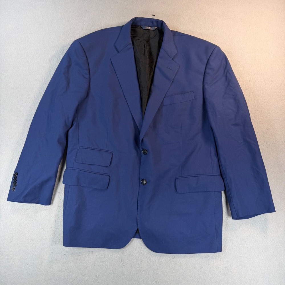 Brooks Brothers Custom Tailored Blue Blazer Sport Coat USA Made Paisley Lining